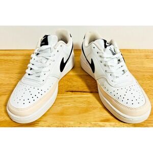 Size 5.5 - Nike Court Vision Low White Light Soft Pink